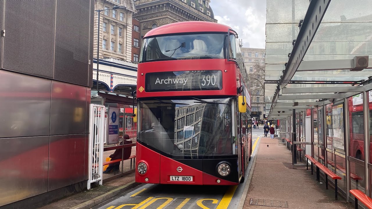 FULL ROUTE VISUAL | Metroline Route 390: Victoria to Archway - LTZ1800 (LT800)