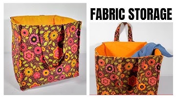 how to sew large fabric storage boxes, fabric boxes, fabric storage tutorial,fabric baskets tutorial
