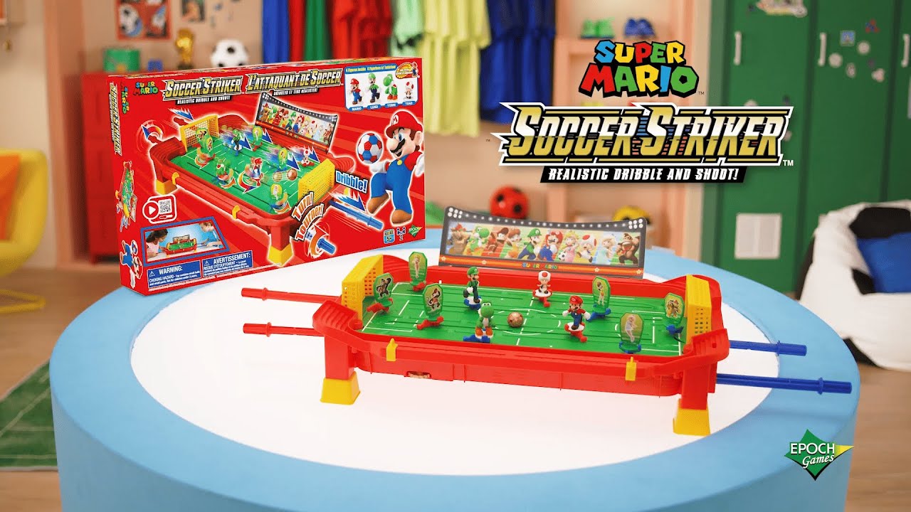 Epoch Games |SUPER MARIO SOCCER STRIKER 15sec ⚽💥 - YouTube