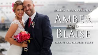 Amber Palm & Blaise Casado - Cinematic Wedding Day Highlight (Carnival Imagination Cruise Ship)