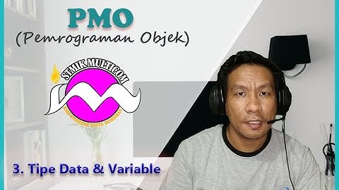 Tipe data & Variabel pada Java #PMO #03 #STMIK #Multicom #BolaangMongondow