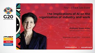 G20 Finance Track on the impact of artificial intelligence on work