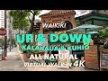Waikiki Walk Between Streets 5/3/2018 [4K]