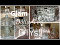 #GlamDIY Mirror Décor |  3 New!  #DollarTreeGlam DIYs |  #GlamHomeDecor Ideas!