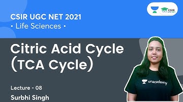 Citric Acid Cycle (TCA Cycle) || CSIR NET 2021 | By Surbhi Singh