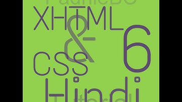 xHTML and CSS Tutorial - 6 (in Hindi)  comment, link tags