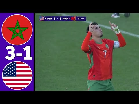 ملخص مباراة المغرب والولايات المتحدة الامريكية 3 1    20 في كاس العالم المغرب اليوم