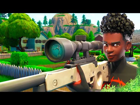 Get a Victory Royale using only the sniper rifle in Fortnite! (Evolving challenge)