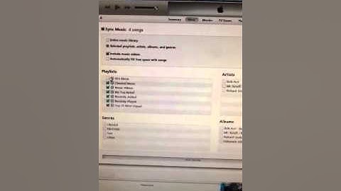 NEW iPod nano how to sync your music
