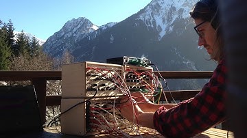 Wilco Prinsen Live Modular Synthesizer Performance @ Champagny, Rhone-Alpes, France