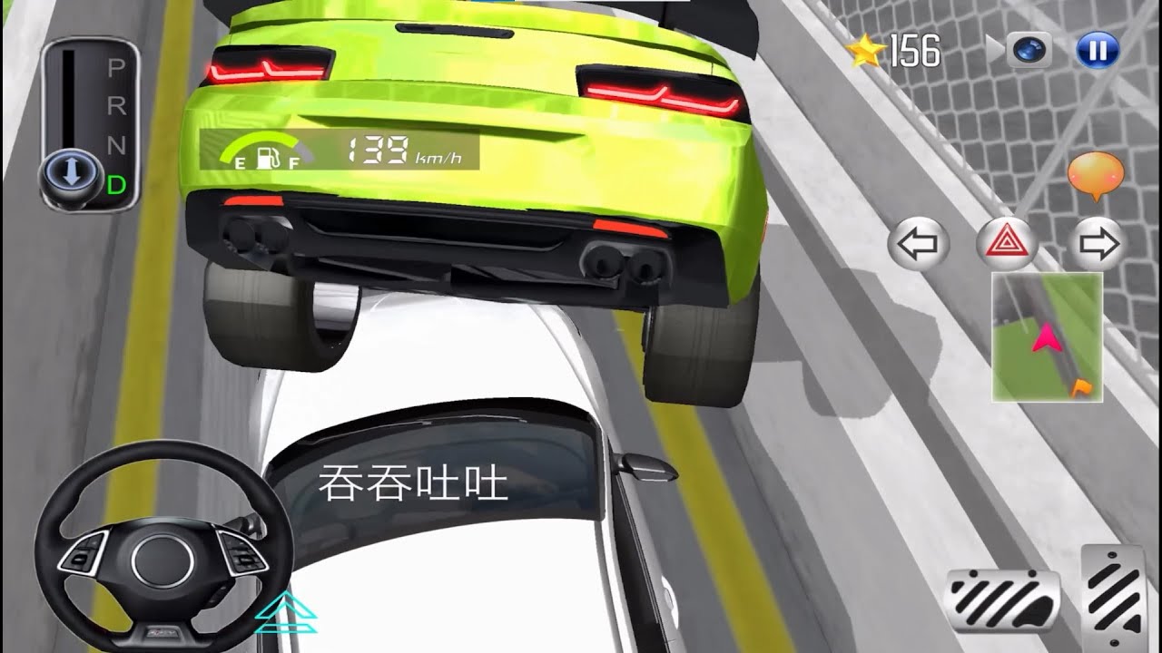 3D Driving Class 🟢🏎️  Green vs White, Airport & Stadium ✈️🏟️  iOS Android Real Touch Gameplay