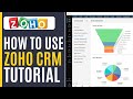 Zoho CRM Tutorial 2024  How to Use Zoho CRM For Beginners