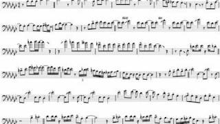 Dennis Rollins 'Shake It Down' Trombone Solo Transcription chords