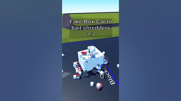 Anti-Shredder Box Car #roblox #planecrazy #shorts