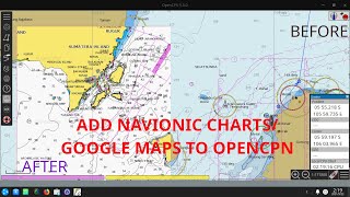 Add Navionic Chart/Google Maps to Opencpn (Tambahkan Peta Navionic/Google Maps ke Opencpn)