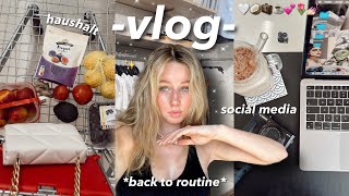 vlog / Routine bekommen, Social Media, Haushalt  | jennybelly