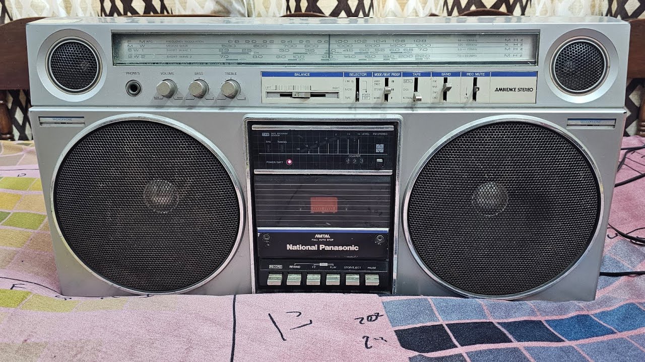 ラジカセ AMBIENCE National RX-5080 AMBIENCE National RX-5080 RADIO CASSETTE RECORDER Junk and