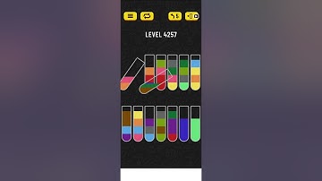 water sort puzzle level 4257
