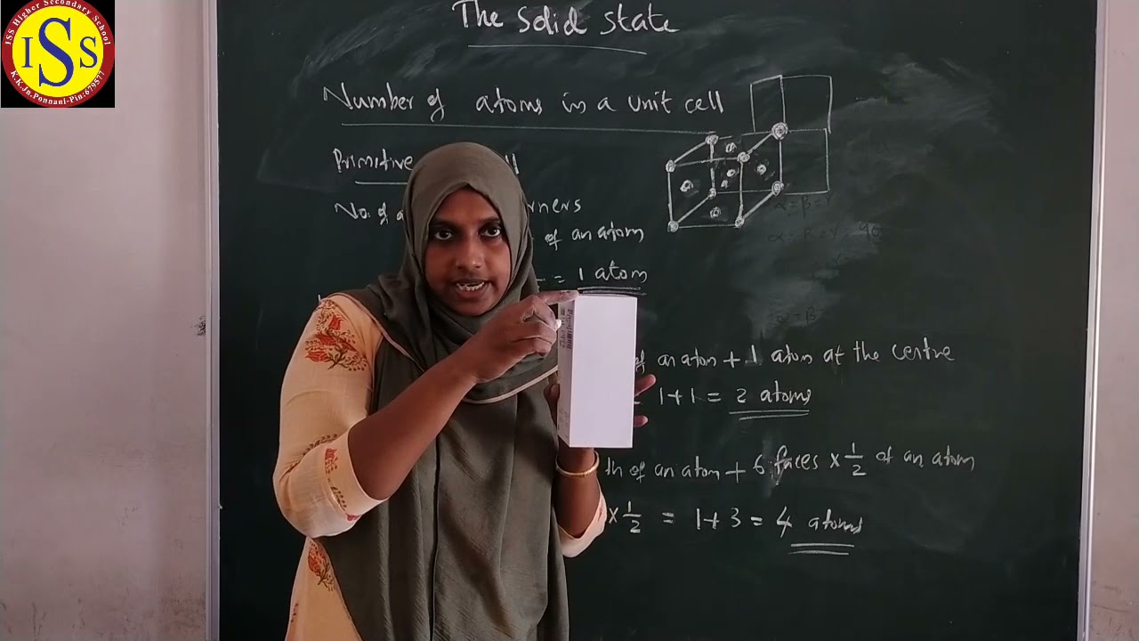 plus two chemistry -solid state (no. of atoms in unit cell, close packing in 2D)