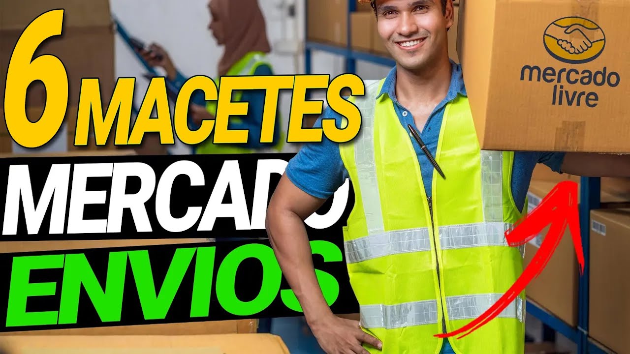 ✅ 6 MACETES para ENTREGADORES da MERCADO LIVRE ( Mercado Envios ) !!!