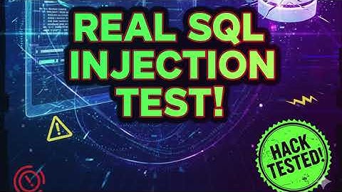 Testing SQL Injection LIVE with SQLMap!