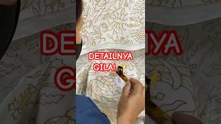 Bikin Candu! Proses Canting Batik Tulis Jogja yang Super Detail ✨ #shorts #batiktulis