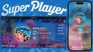 Radio Super Player - Todo Players HTML5 ShoutCast, Icecast y Web screenshot 4
