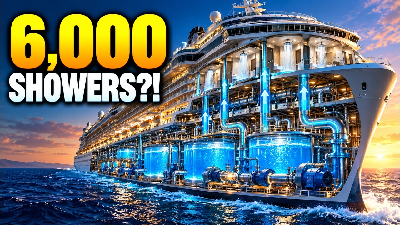 What REALLY Happens on a Cruise Ship When 6,000 People Shower at Once?