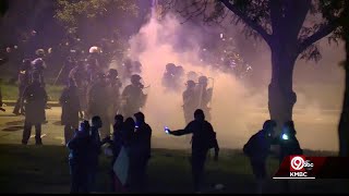 Plaza protest turns violent; 50 arrests reported