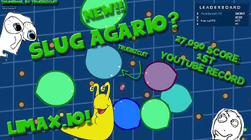 The NEW Agar.io?! Limax.io - First Youtube World Record Score! - 27k Score of the day - SOLO - HD