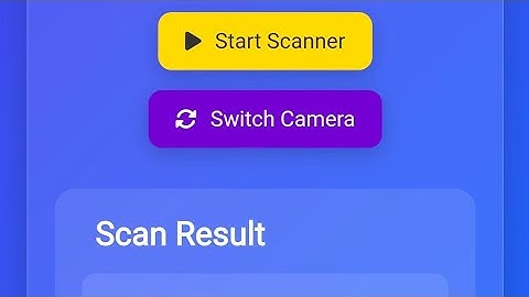 QR Code Scanner using HTML, CSS & JavaScript | Camera Based QR Scanner for Mobile & Desktop