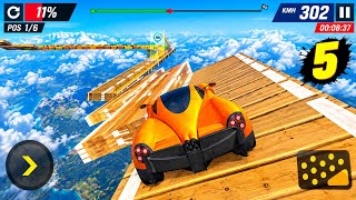 Ramp Car Stunts Car Games - Gameplay Walkthrough Part 5 | Super Car vs Mega Ramp ( iOS,Android) screenshot 4