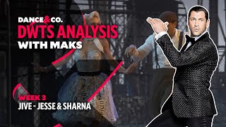 DWTS MAKS ANALYSIS: Week 3 - Jesse Metcalfe \& Sharna Burgess's Jive