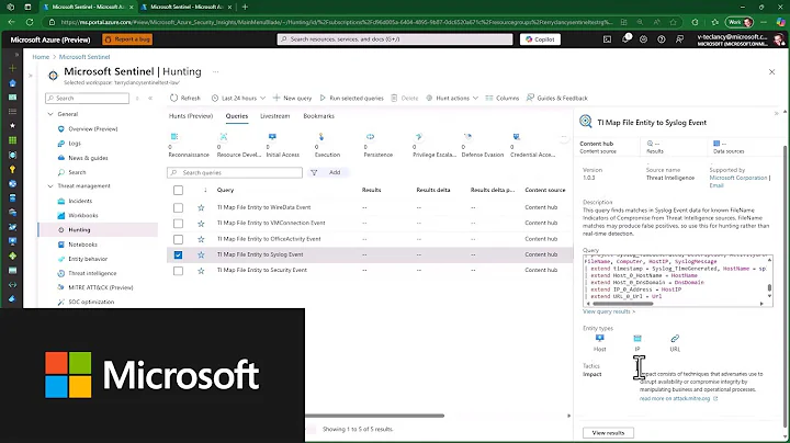 4: Using Sentinel with Microsoft Defender Threat Intelligence (MDTI)