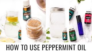 HOW TO USE ESSENTIAL OILS 💚recipes with peppermint oil