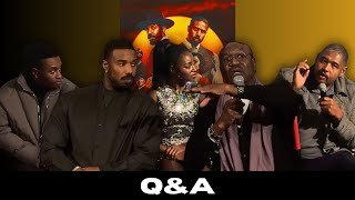 "Sinners" Q&A With Michael B. Jordan, Miles Caton, Delroy Lindo, Jayme Lawson & Omar Miller