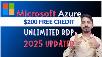 How to Create Microsoft Azure Free trial Account $200 Free Credit | Free Window RDP | Azure 2025