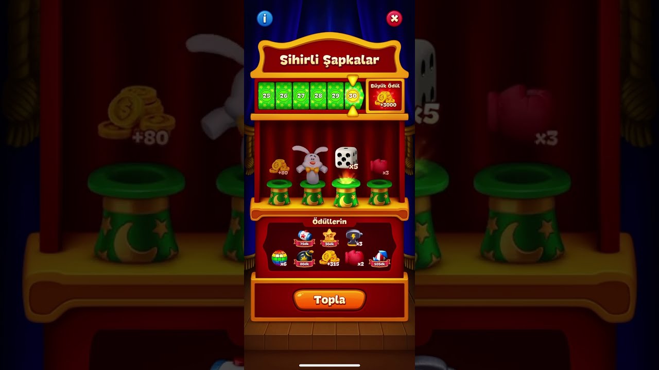 Toon Blast - MAGIC HATS - WIN 815💲