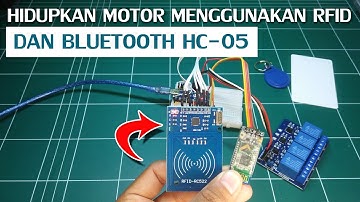 Hidupkan Motor menggunakan RFID dan Bluetooth (Perintah Suara) | Arduino Project