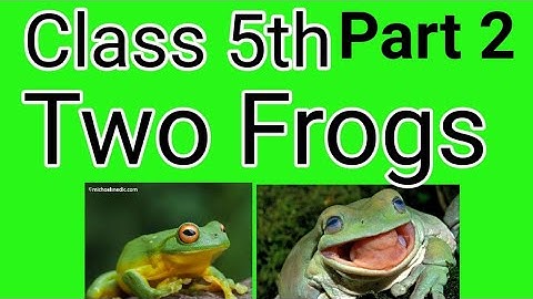 Class 5th, English, Two Frogs, Part 2, Lesson 2, PSEB