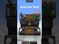 Quick Item Vault Setup #createmod #minecraft #aeronautics #mc #minecraftshorts