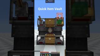 Quick Item Vault Setup #createmod #minecraft #tutorial #aeronautics #mc #minecraftshorts
