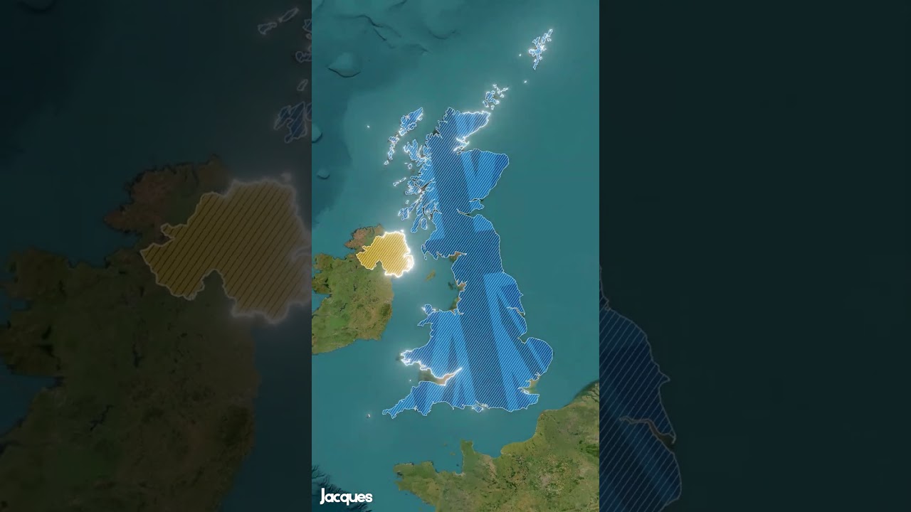 La diferencia entre Irlanda e Irlanda del Norte #Irlanda #IrlandaDelNorte #Geografía