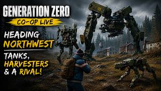 Generation Zero Co-Op | Heading Northwest – Tanks, Harvesters & a Rival!