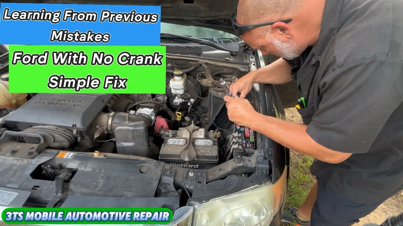 Ford Escape No Cranking No Relay Control Super Simple Fix - YouTube
