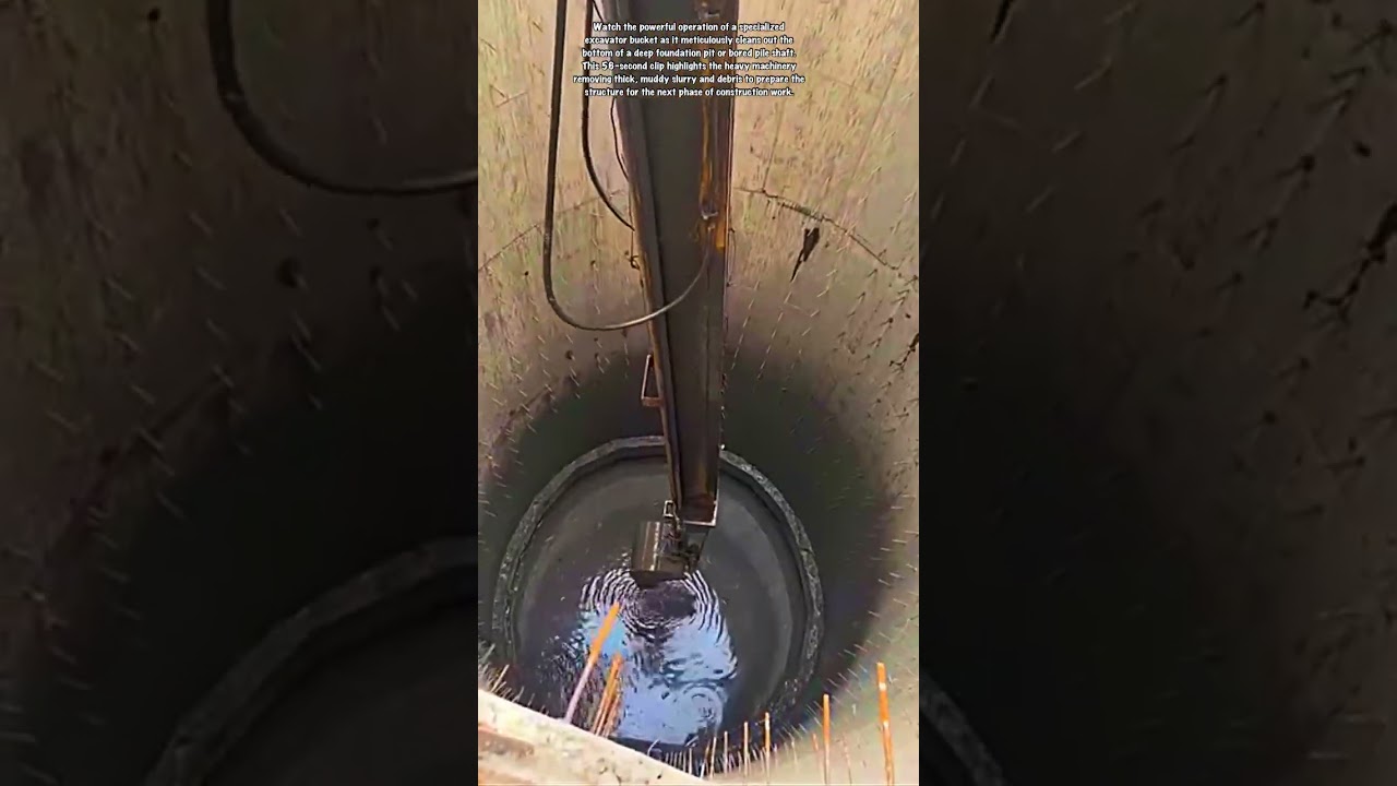 Deep Pile Excavation: Mud & Slurry Removal