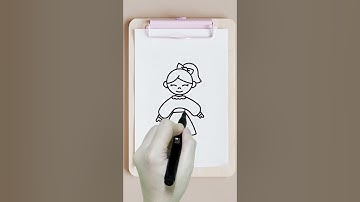 drawing tutorial for kids | how to draw a cute girl in easy step