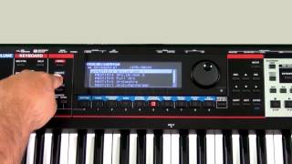 Roland Juno-Gi - How to Select Live Sets