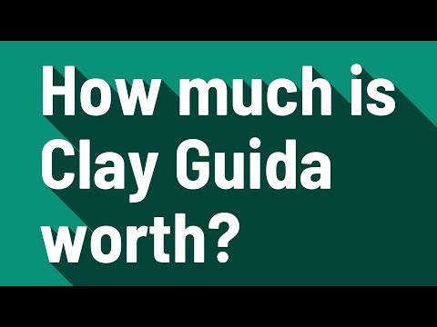 Wideo: Clay Guida Net Worth