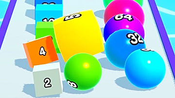 Ball Run 2048 Merge Number ! MAX LEVELS Gameplay Walkthrough New Update Part 359 android, ios